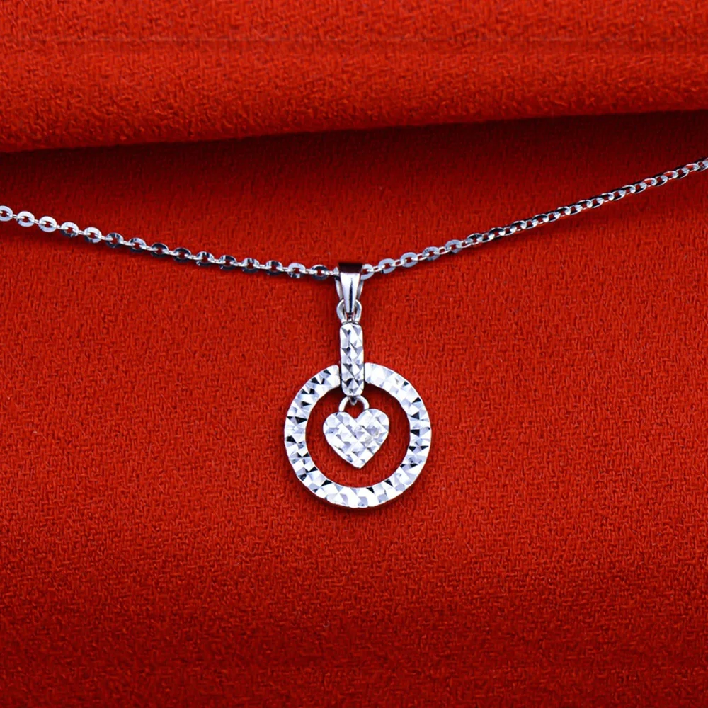 Real Pure Platinum 950 Men Women Gift Lucky Carved Heart Circle Pendant 2.6g PT950
Real Pure Platinum 950 Men Women Gift Lucky Carved Heart Circle Pendant 2.6g PT950
