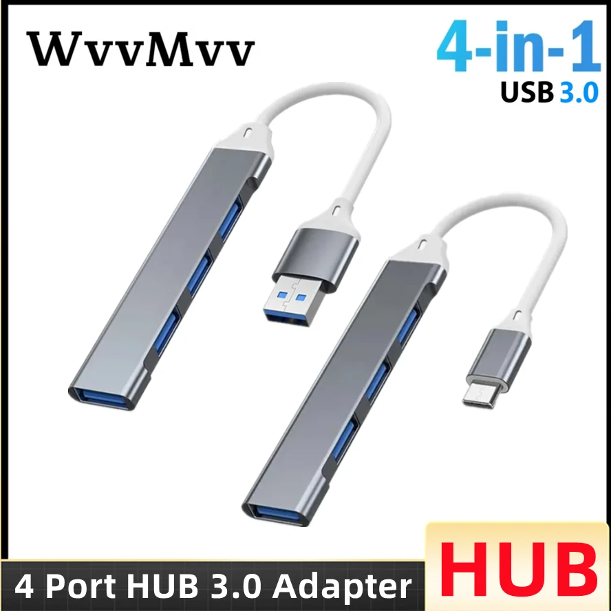 4 Port USB HUB Mobile Phone Computer Type C One Drag Four Expanders High Speed Transmission USB Dock Multi Function Wire Divider
4 Port USB HUB Mobile Phone Computer Type C One Drag Four Expanders High Speed Transmission USB Dock Multi Function Wire Divider