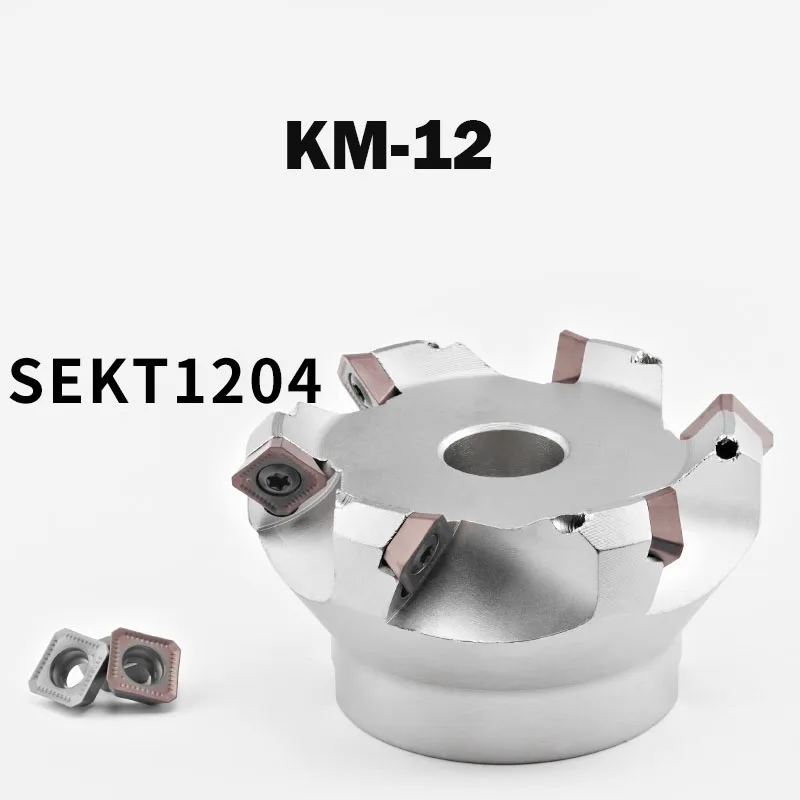 KM12 CNC 45 Degree Plane Chamfering Milling Cutter Disc 4T 5T 6T 8T Lathe Face Cutter Suitable For SEMT/SEHT1204 Blades
KM12 CNC 45 Degree Plane Chamfering Milling Cutter Disc 4T 5T 6T 8T Lathe Face Cutter Suitable For SEMT/SEHT1204 Blades