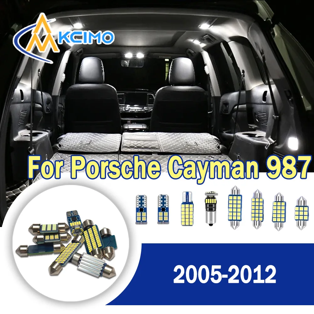 Super Bright CANBUS Error-Free LED Interior Light Kit For Porsche Cayman 987 2005-2012 Easy Install Flicker-Free Auto Bulbs Set
Super Bright CANBUS Error-Free LED Interior Light Kit For Porsche Cayman 987 2005-2012 Easy Install Flicker-Free Auto Bulbs Set