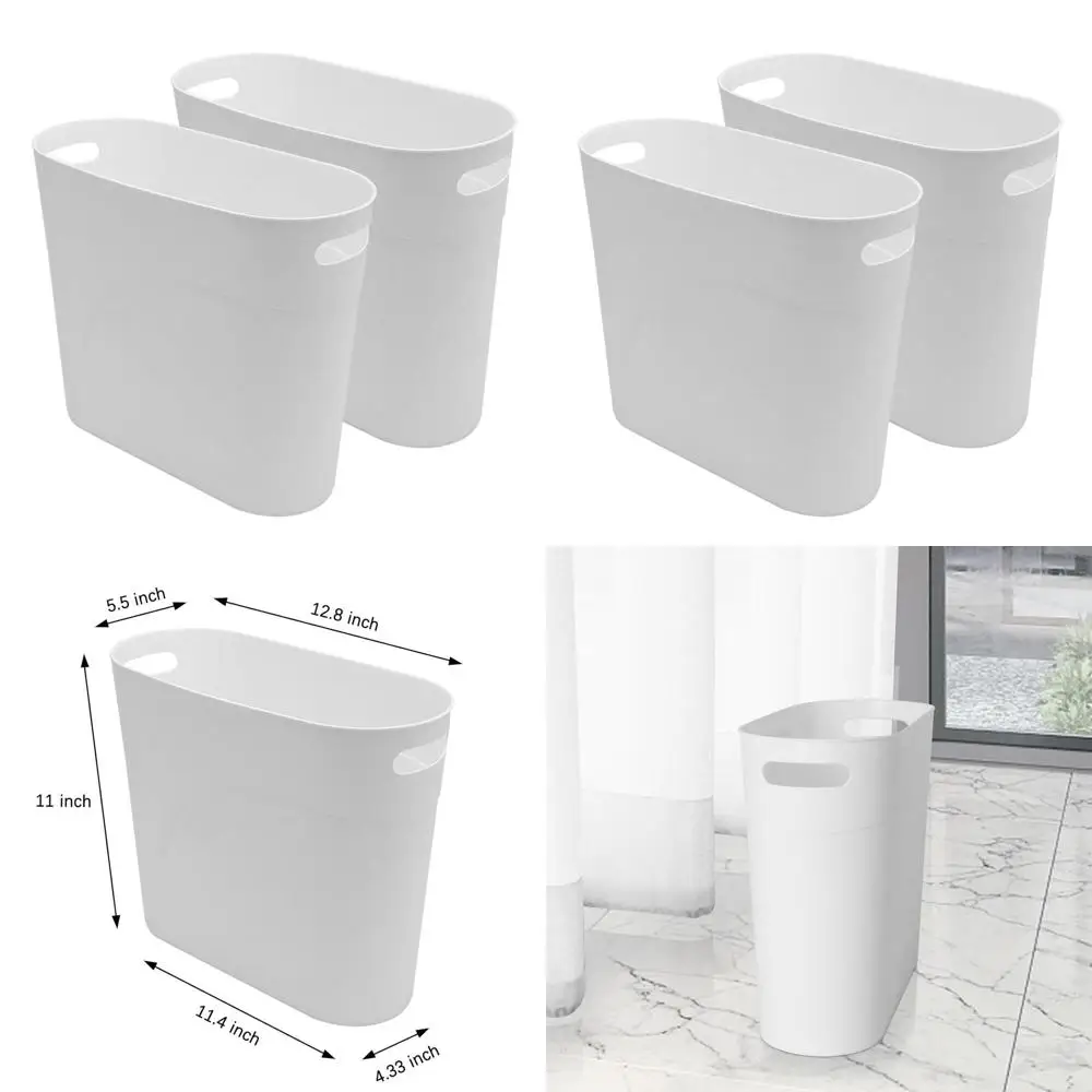Компактные пластиковые мусорные баки с двойной упаковкой емкостью 3,2 галлона с ручками для дома и офиса (белые)
Компактные пластиковые мусорные баки с двойной упаковкой емкостью 3,2 галлона с ручками для дома и офиса (белые)