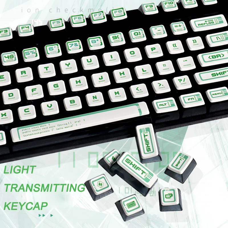 Pudding Keycap Translucent ASA Binary Theme PBT Sublimation 116-key Race Bo Penpo Dual White Yellow Pudding Keycap
Pudding Keycap Translucent ASA Binary Theme PBT Sublimation 116-key Race Bo Penpo Dual White Yellow Pudding Keycap