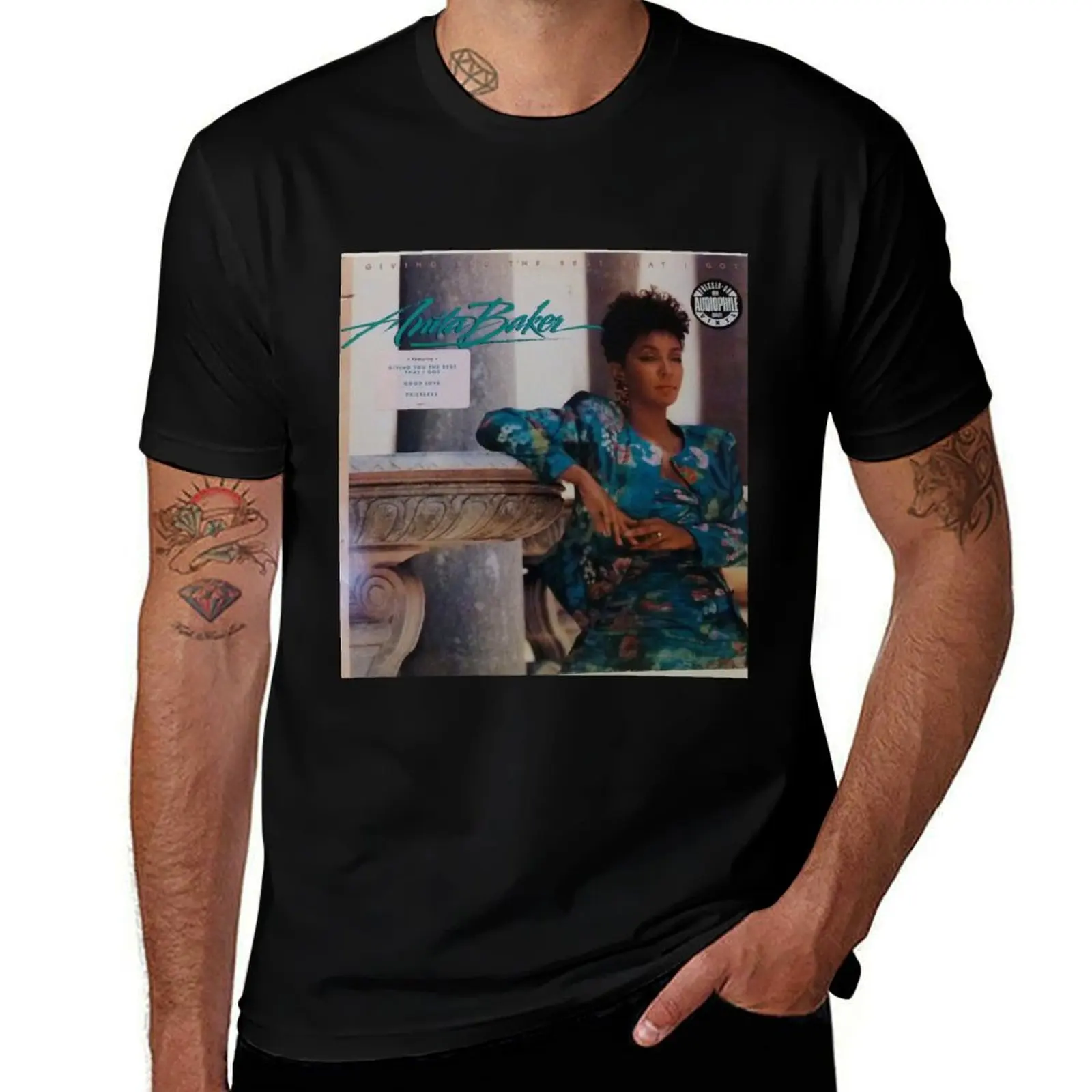 Anita Baker, Giving You The Best That I Got , Jazz, dance, soul, funk, urban, R & B T-Shirt cotton graphic tees Men's clothing
Anita Baker, Giving You The Best That I Got , Jazz, dance, soul, funk, urban, R & B T-Shirt cotton graphic tees Men's clothing