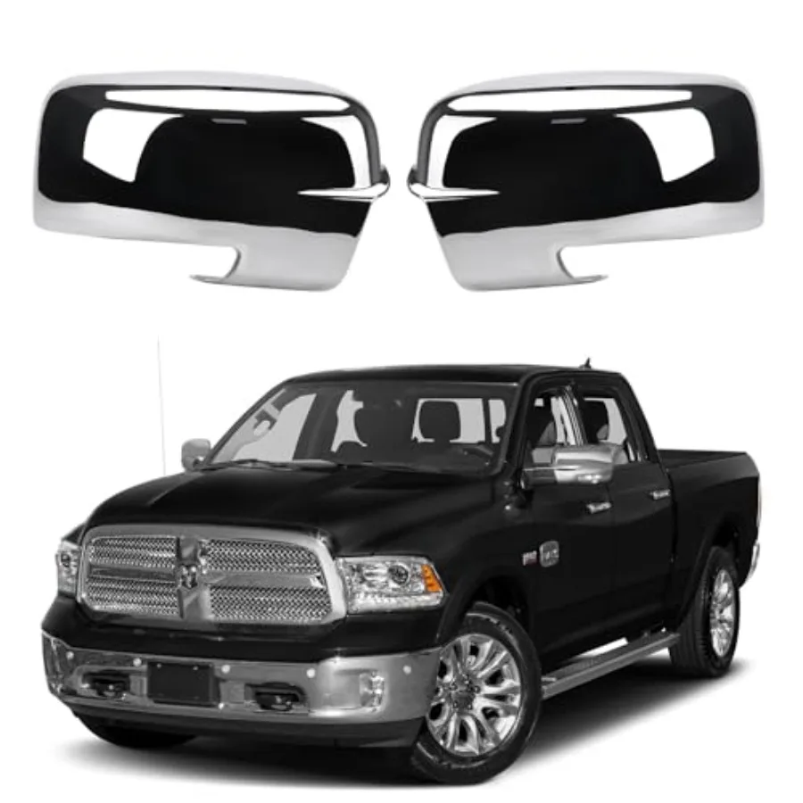 Chrome Side Mirror Covers Caps Compatible with 2009-2018 Dodge Ram 1500 and 2019-2024 RAM 1500 Classic With Turn Signal
Chrome Side Mirror Covers Caps Compatible with 2009-2018 Dodge Ram 1500 and 2019-2024 RAM 1500 Classic With Turn Signal