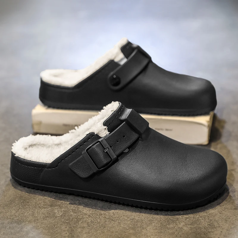 YRZL Winter Slippers for Men Thermal Non-Slip House Shoes Indoor Outdoor Comfortable Warm Fuzzy Lining Slip On Mens Footwear
YRZL Winter Slippers for Men Thermal Non-Slip House Shoes Indoor Outdoor Comfortable Warm Fuzzy Lining Slip On Mens Footwear