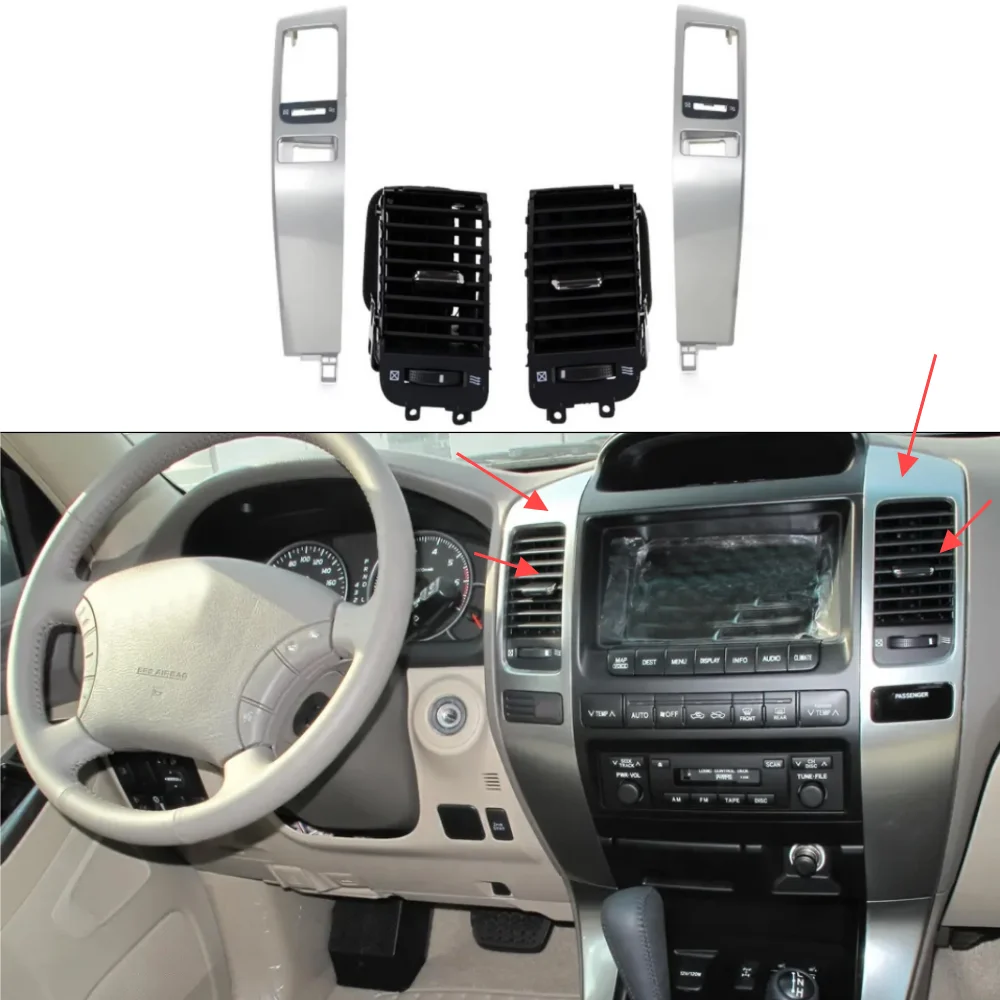 For 2003-2009 Toyota Land Cruiser LC120 Lexus GX470 center console air conditioning outlet
For 2003-2009 Toyota Land Cruiser LC120 Lexus GX470 center console air conditioning outlet