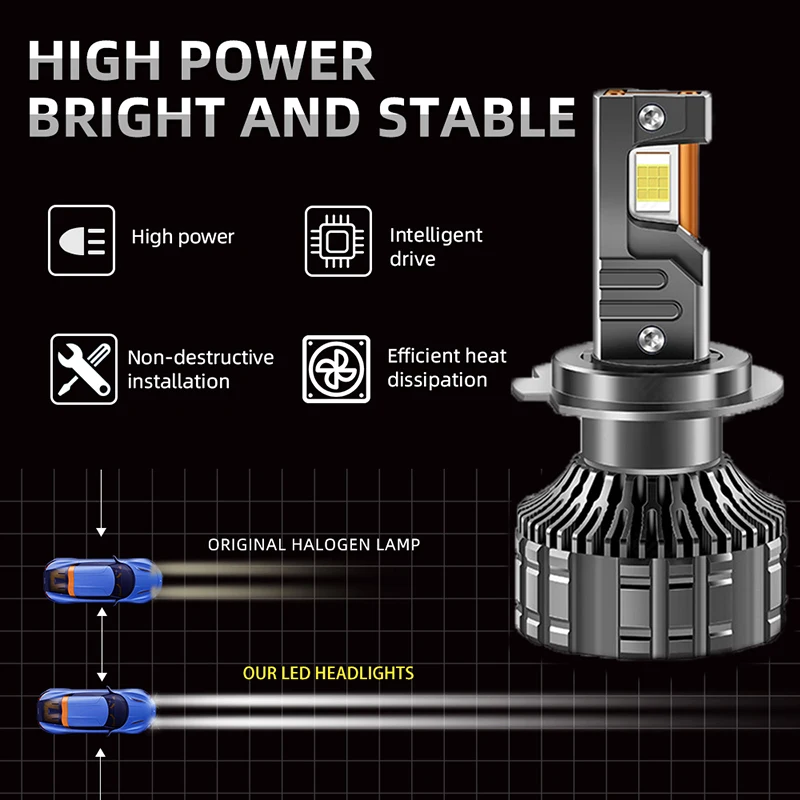 H4 Led Headlight 100000LM 420W H11 Car Led Lights Automobiles Auto Lamp H1 H8 H9 H11 9005 9006 Motorcycles H7 Led Canbus
H4 Led Headlight 100000LM 420W H11 Car Led Lights Automobiles Auto Lamp H1 H8 H9 H11 9005 9006 Motorcycles H7 Led Canbus