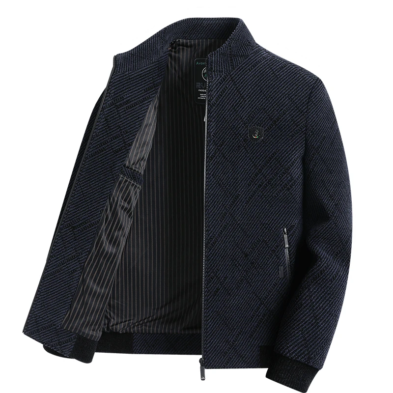 Мужская демисезонная куртка: повседневная, высококачественная, свободного кроя, для мужчин среднего возраста, с отложным воротником, в стиле бизнес-кэжуал
Мужская демисезонная куртка: повседневная, высококачественная, свободного кроя, для мужчин среднего возраста, с отложным воротником, в стиле бизнес-кэжуал