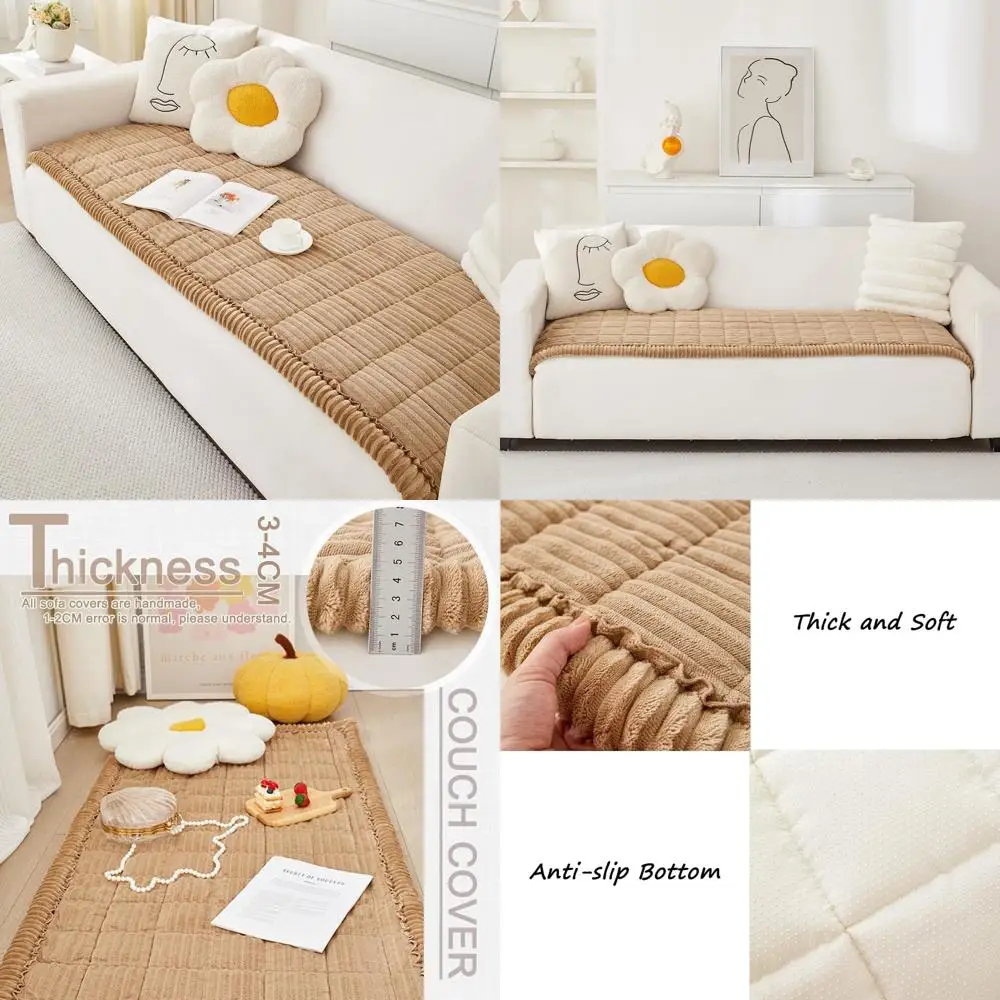 Моющийся чехол для дивана Fuzzy Dog для дивана с 3 подушками, приятный для домашних животных нескользящий чехол для дивана, светло-коричневый, 27,6 x дюймов
Моющийся чехол для дивана Fuzzy Dog для дивана с 3 подушками, приятный для домашних животных нескользящий чехол для дивана, светло-коричневый, 27,6 x дюймов