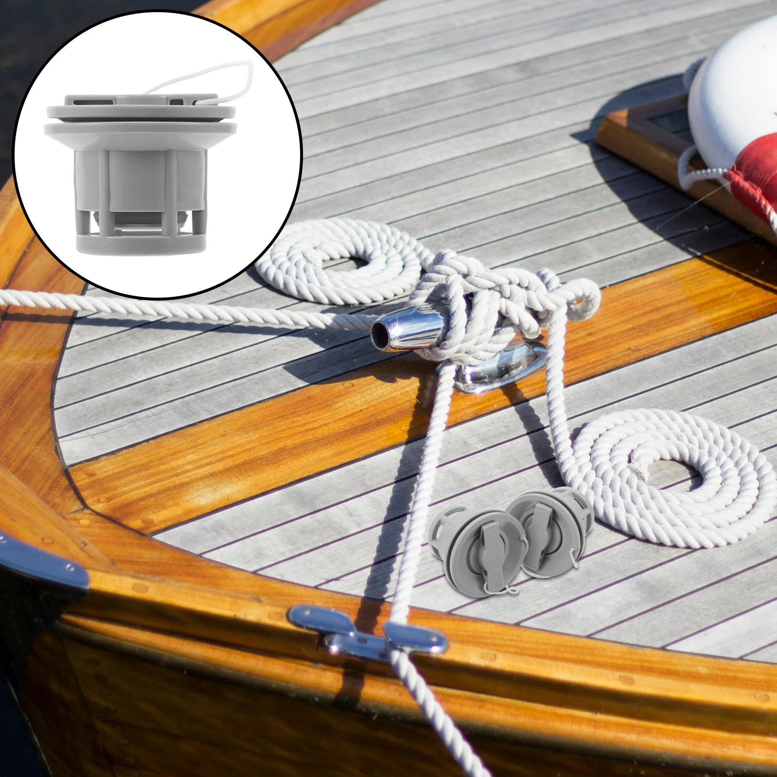 2 Sets Inflatable Boat Canoe Air Valve Accessories Plugs Double Seal Cap Replacement Parts Environmental Protection Pvc
2 Sets Inflatable Boat Canoe Air Valve Accessories Plugs Double Seal Cap Replacement Parts Environmental Protection Pvc