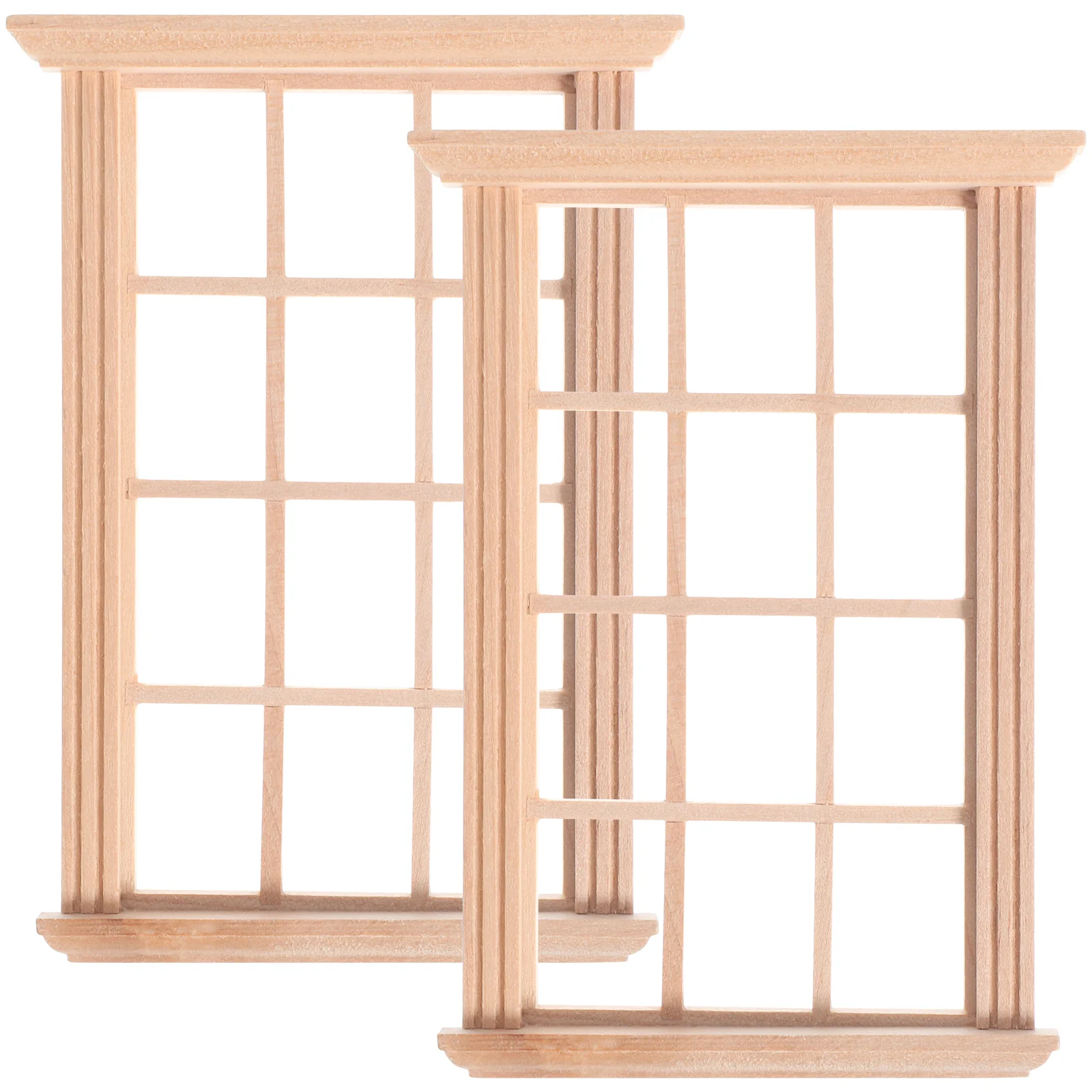 2 Pcs House Wood Frame for Dollhouse Miniature Furniture Accessories Building Supplies Window Windows Wooden Baby
2 Pcs House Wood Frame for Dollhouse Miniature Furniture Accessories Building Supplies Window Windows Wooden Baby