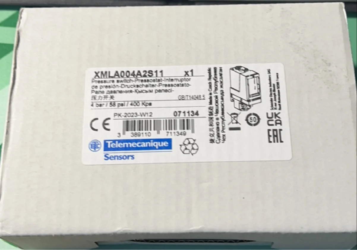 XMLA004A2S11 Электромеханический переключатель давления, оригинальный и подлинный
XMLA004A2S11 Электромеханический переключатель давления, оригинальный и подлинный