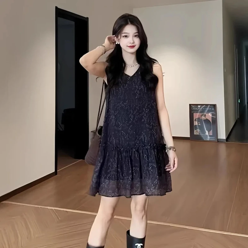 V Neck Sleeveless Mini Dress With Ruffled Hem Sweet Style For Women Summer Casual A Line Floral Print Loose Fit Fashionable Dres
V Neck Sleeveless Mini Dress With Ruffled Hem Sweet Style For Women Summer Casual A Line Floral Print Loose Fit Fashionable Dres