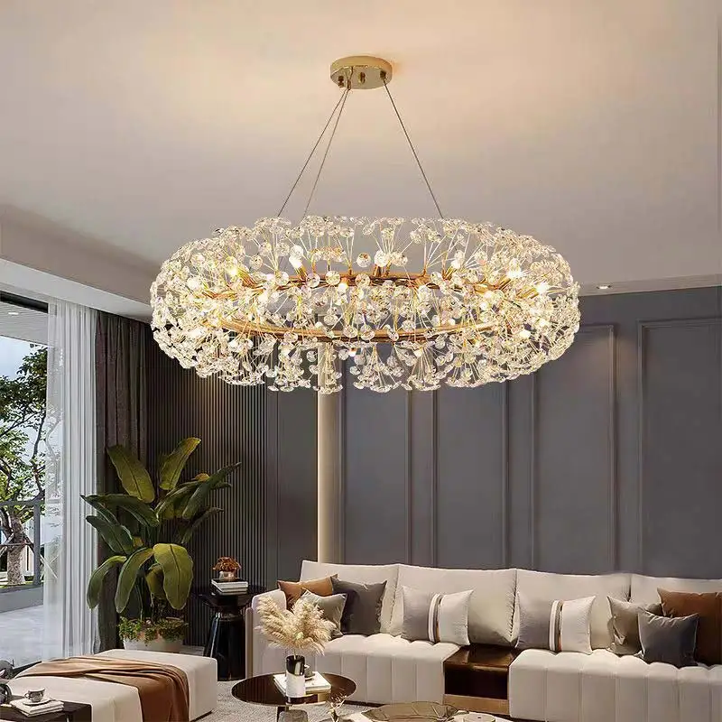 Dandelion LED Crystal Pendant Light Modern Luxury Hanging Light Living Room Bedroom Dining Room Decoration
Dandelion LED Crystal Pendant Light Modern Luxury Hanging Light Living Room Bedroom Dining Room Decoration