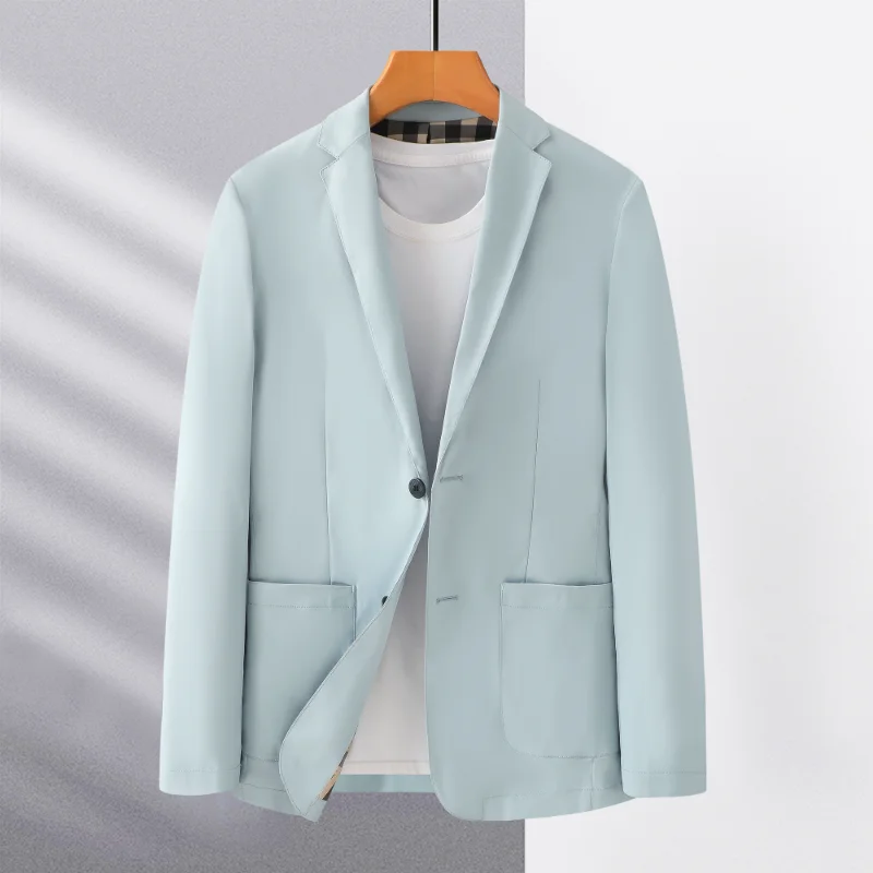Top Grade Men Dress Coat Fashion Korean Slim Fit High Elastic Mens Blazer Jacket Spring New Men Smart Casual Classic Suit Jacket
Top Grade Men Dress Coat Fashion Korean Slim Fit High Elastic Mens Blazer Jacket Spring New Men Smart Casual Classic Suit Jacket