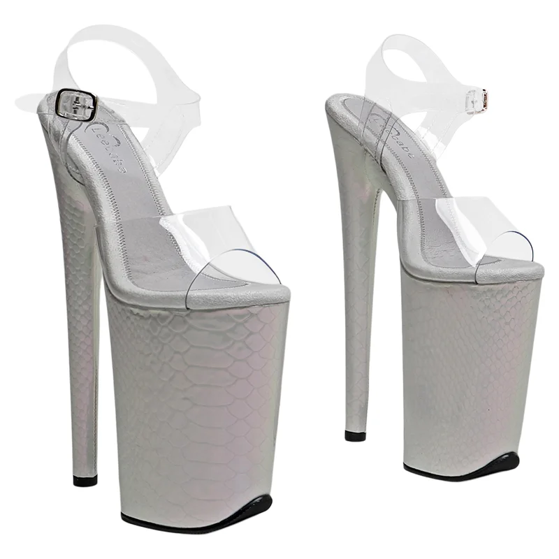 Leecabe 23CM/9inches Clear PVC upper sanke PU Cover Platform High Heels stripper heel Pole Dance Sandals shoes
Leecabe 23CM/9inches Clear PVC upper sanke PU Cover Platform High Heels stripper heel Pole Dance Sandals shoes