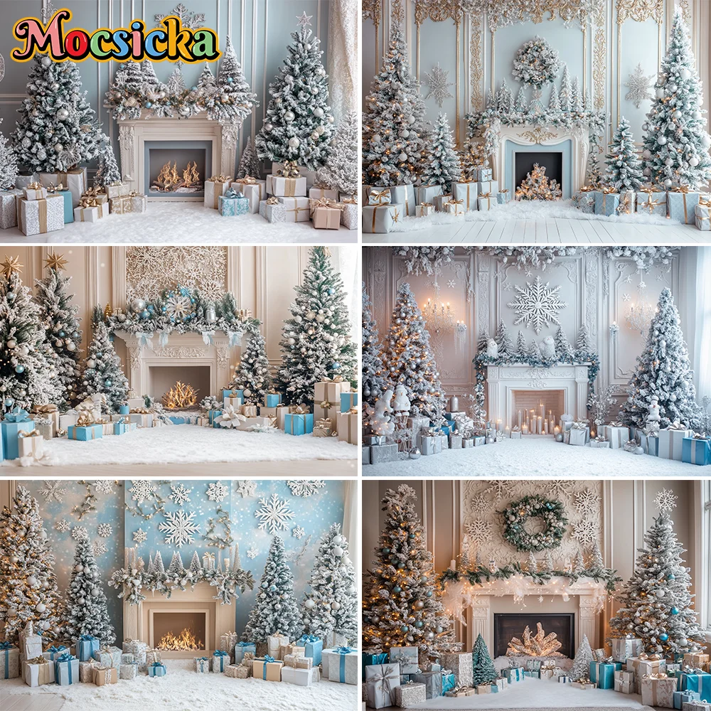 White Snow Christmas Backdrop Xmas Tree Fireplace Interior Merry Christmas Winter Family Kids Portrait Photography Background
White Snow Christmas Backdrop Xmas Tree Fireplace Interior Merry Christmas Winter Family Kids Portrait Photography Background