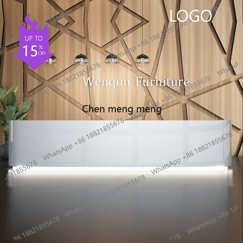K178 Company paint front desk stylish and simple modern F-shaped reception desk consultation bar hotel creative welcome cashier
K178 Company paint front desk stylish and simple modern F-shaped reception desk consultation bar hotel creative welcome cashier