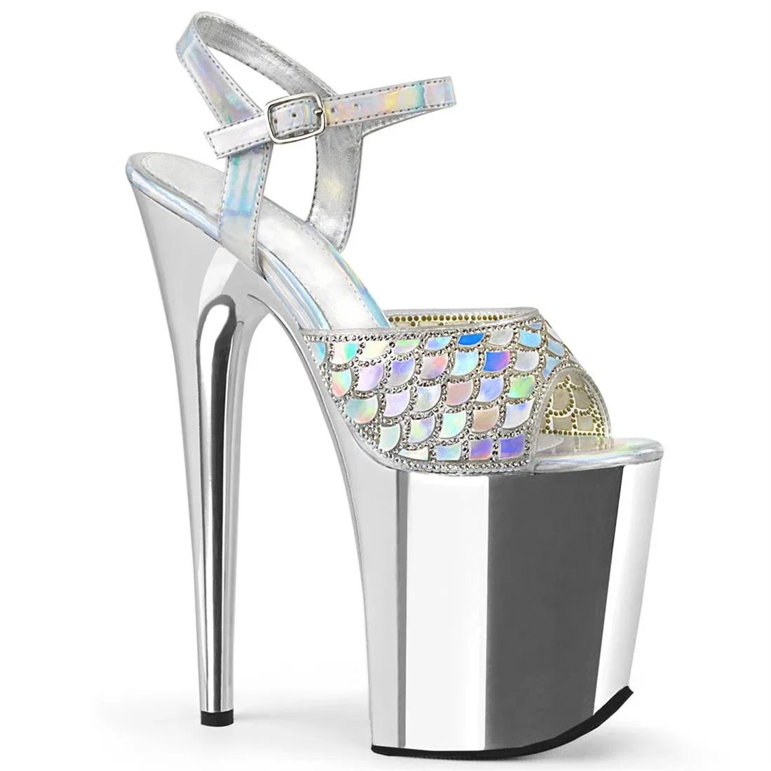 Women 20cm Platform High Heel Sandals Mermaid Scale Upper Pole Dance Model Catwalk Performance Shoes
Women 20cm Platform High Heel Sandals Mermaid Scale Upper Pole Dance Model Catwalk Performance Shoes