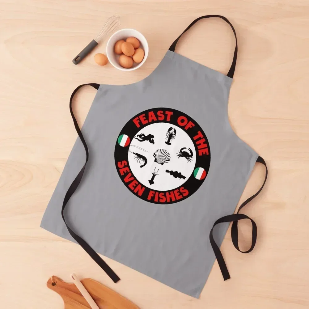 Feast Of The 7 Fishes - Traditional Italian Christmas Celebration Apron Woman Work Household Items Apron
Feast Of The 7 Fishes - Traditional Italian Christmas Celebration Apron Woman Work Household Items Apron