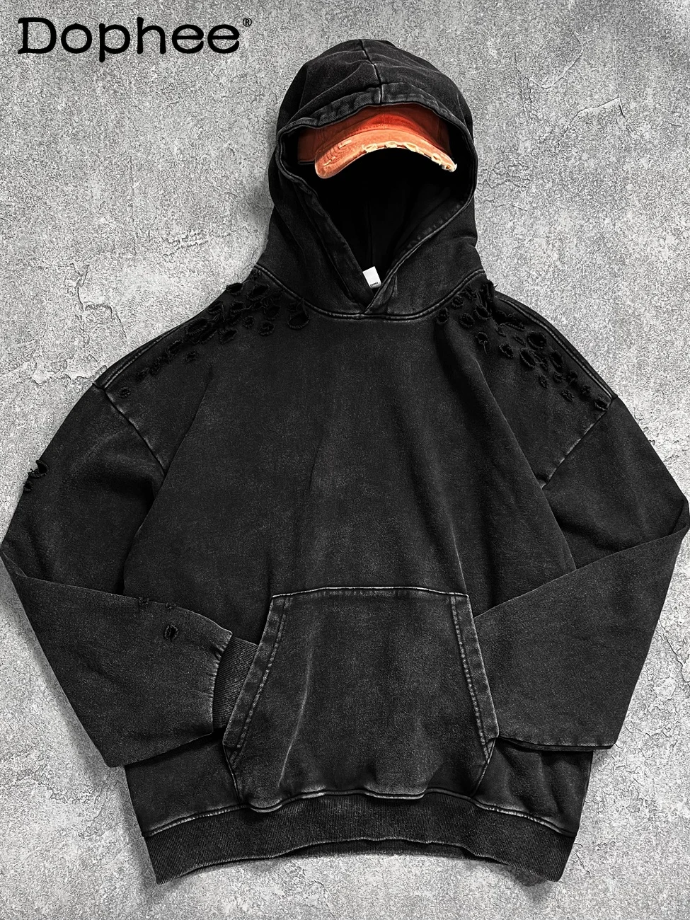 Spring and Autumn New Fashion Trendy Distressed Hooded Sweatshirt Street Loose Casual Youth Popular Jacket for Men
Spring and Autumn New Fashion Trendy Distressed Hooded Sweatshirt Street Loose Casual Youth Popular Jacket for Men