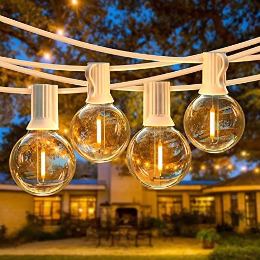 50Feet LED G40 Globe String Lights Shatterproof Outdoor Patio String Lights 2200K with 50+2 Dimmable Edison Bulbs Backyard Outd
50Feet LED G40 Globe String Lights Shatterproof Outdoor Patio String Lights 2200K with 50+2 Dimmable Edison Bulbs Backyard Outd