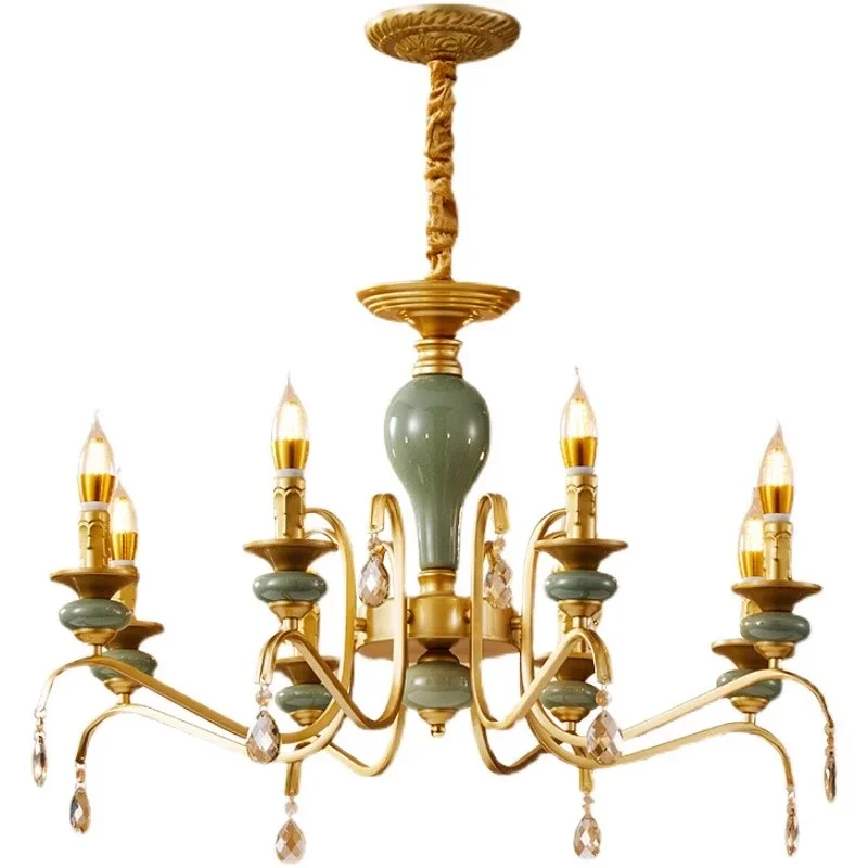 2026 Ceramic Crystal Chandelier for Living Room Bedroom Villa Duplex - Elegant Lighting Fixture
2026 Ceramic Crystal Chandelier for Living Room Bedroom Villa Duplex - Elegant Lighting Fixture