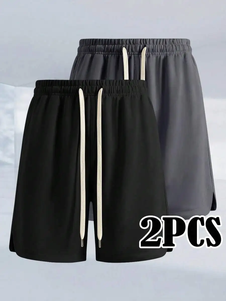 2 Pack Mens Loose Casual 5 Inch Shorts Elastic Waist Drawstring Minimalist Style
2 Pack Mens Loose Casual 5 Inch Shorts Elastic Waist Drawstring Minimalist Style