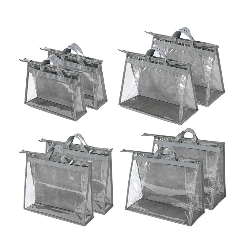 8 Pcs Handbag Dust Bags Clear Purse Storage Organizer For Closet Small To Extra Large Handbags Dust Free Zipper Bags
8 Pcs Handbag Dust Bags Clear Purse Storage Organizer For Closet Small To Extra Large Handbags Dust Free Zipper Bags