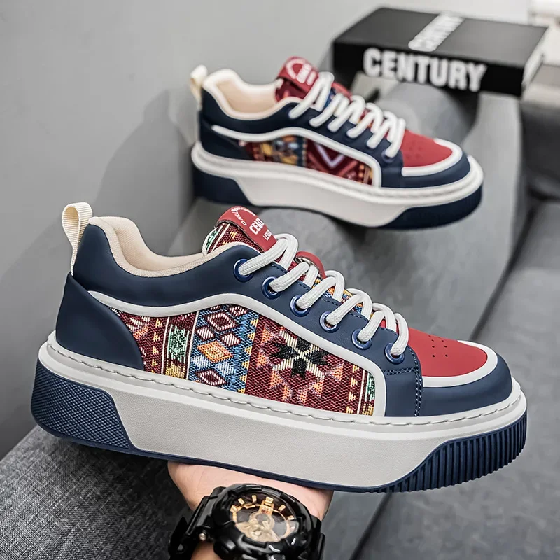 Leather men's casual shoes 2025 New Men's Flat Shoes Novel and trendy anti slip wear-resistant Male sneakers zapatos para hombre
Leather men's casual shoes 2025 New Men's Flat Shoes Novel and trendy anti slip wear-resistant Male sneakers zapatos para hombre