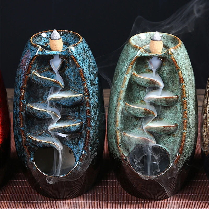 Burner Mountain River Ceramic Incense Holder Backflow Waterfall Incense Handicraft Home Decor Table Ornaments
Burner Mountain River Ceramic Incense Holder Backflow Waterfall Incense Handicraft Home Decor Table Ornaments