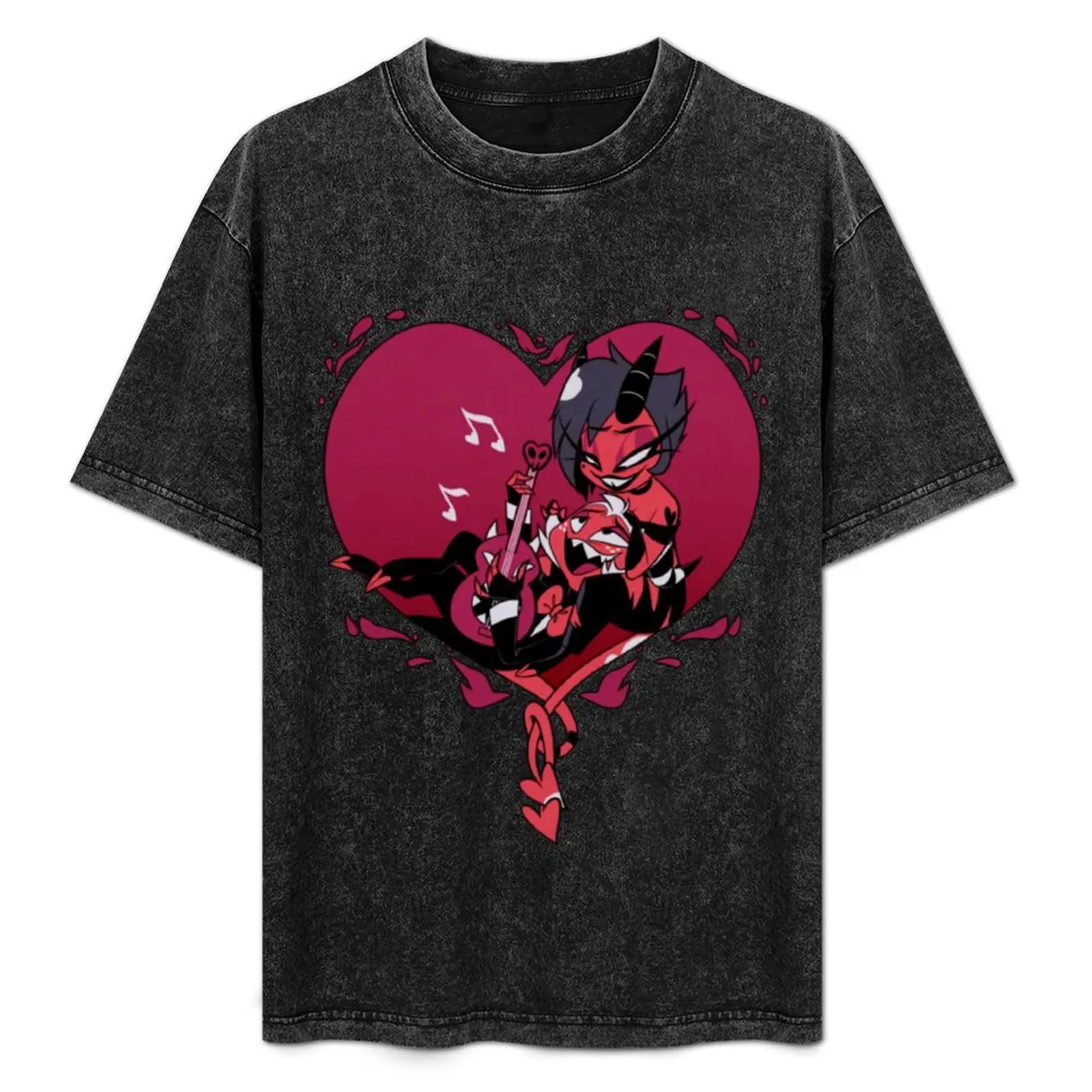 Moxxie singing to Millie - Helluva Boss T-Shirt Big and Tall Crew Neck Tee
Moxxie singing to Millie - Helluva Boss T-Shirt Big and Tall Crew Neck Tee