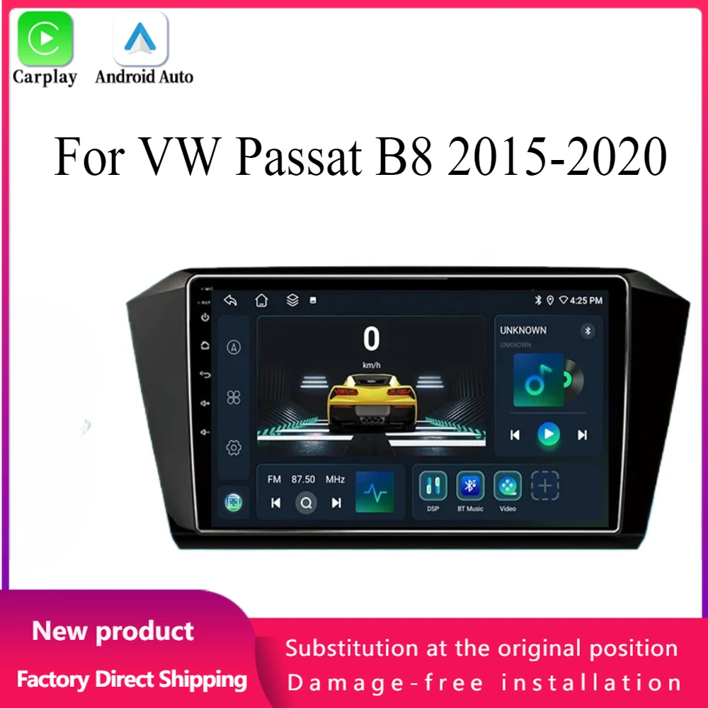 For VW Passat B8 2015-2020 Multimedia Auto Radio 4G GPS Navigation Bluetooth Wireless Carplay Car Radio Multimedia Touch Screen
For VW Passat B8 2015-2020 Multimedia Auto Radio 4G GPS Navigation Bluetooth Wireless Carplay Car Radio Multimedia Touch Screen