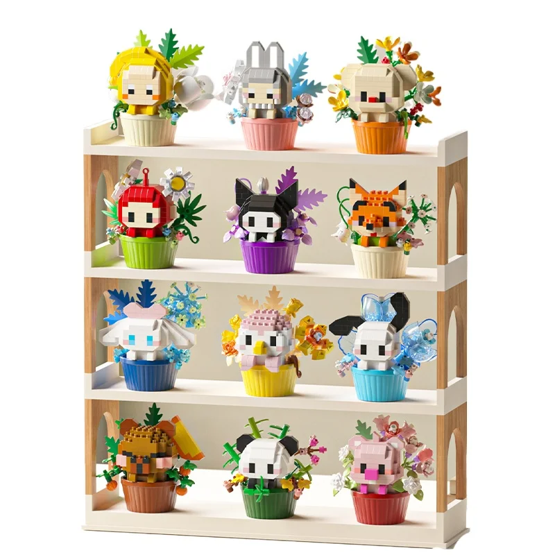 DIY Cartoon Flower Pot NEW Micro Blocks, Creative Mini Botanical Bouquet Model, Potted Figurine Assembly Toy Desktop Ornament
DIY Cartoon Flower Pot NEW Micro Blocks, Creative Mini Botanical Bouquet Model, Potted Figurine Assembly Toy Desktop Ornament