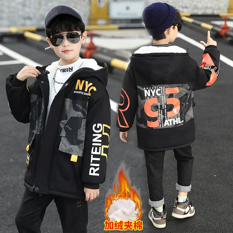 NewChildren's Handsome Autumn And Winter Cotton-padded Clothing With Thickening And Warming; High Quality..4-15year
NewChildren's Handsome Autumn And Winter Cotton-padded Clothing With Thickening And Warming; High Quality..4-15year
