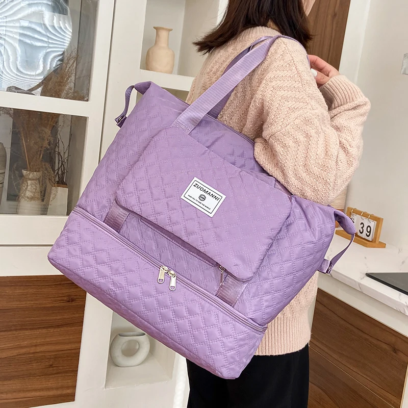 Large Capacity Travel Duffels Bag with Independent Shoe Compartment Gym Bag Weekend Overnight Bag for Gym Travel Overnight Trips
Large Capacity Travel Duffels Bag with Independent Shoe Compartment Gym Bag Weekend Overnight Bag for Gym Travel Overnight Trips
