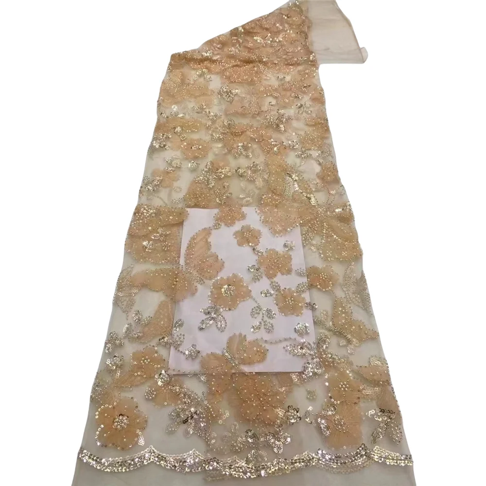High Quality French Tulle Net Sequin Fabrics Luxury SYJ-1401461 Beaded Lace Fabric African Lace For Wedding Dress
High Quality French Tulle Net Sequin Fabrics Luxury SYJ-1401461 Beaded Lace Fabric African Lace For Wedding Dress