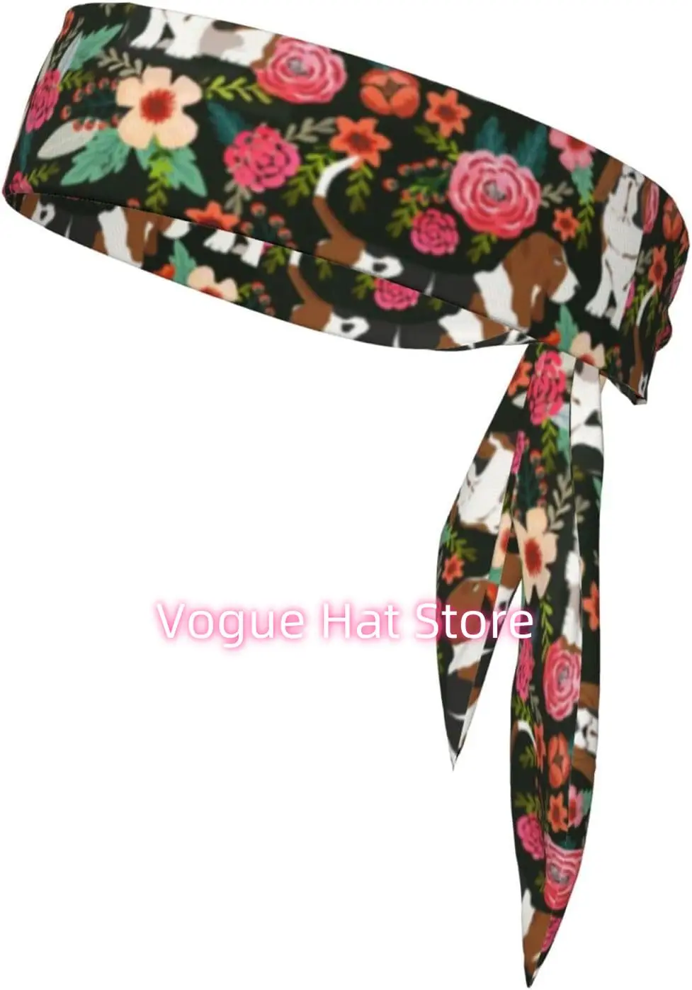 Basset Hound Dogs Lovers Flower Floral Athletic Sweatbands, Non-Slip Moisture Wicking Sports Head Tie for Men Women
Basset Hound Dogs Lovers Flower Floral Athletic Sweatbands, Non-Slip Moisture Wicking Sports Head Tie for Men Women
