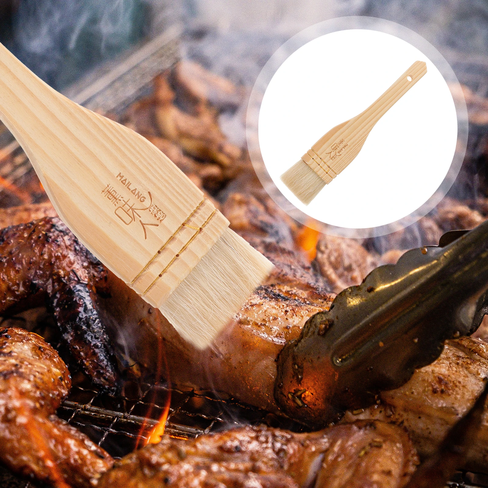 Pastry Brush Baking Tool Natural Wood Handle Soft Bristles Oil Spread Sauce Applicator For Cooking Baking Supplies Bbq
Pastry Brush Baking Tool Natural Wood Handle Soft Bristles Oil Spread Sauce Applicator For Cooking Baking Supplies Bbq