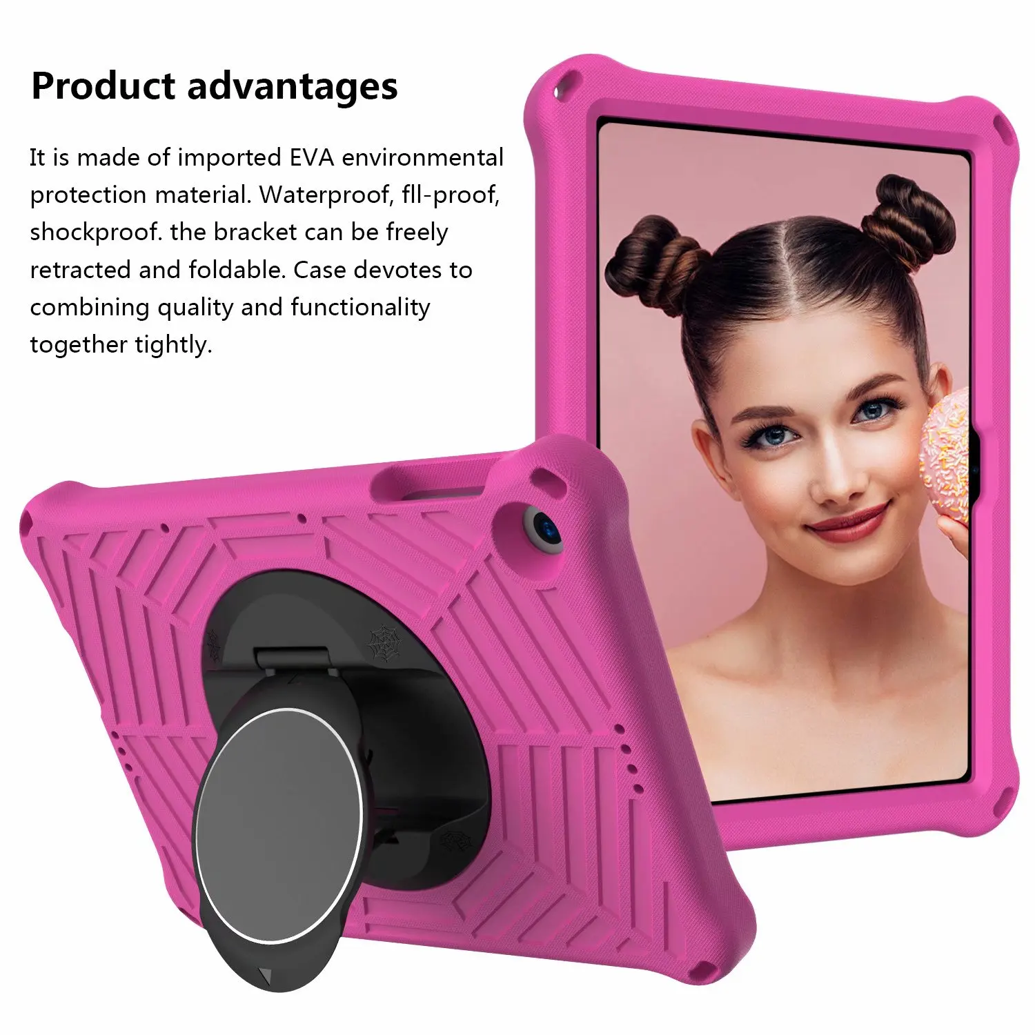 EVA Portable Kids Safe Shockproof Stand Tablet Cover For Huawei MatePad T10 T10s 2020 AGS3-L09 AGS3-W09 AGR-L09 AGR-W09 Case #S
EVA Portable Kids Safe Shockproof Stand Tablet Cover For Huawei MatePad T10 T10s 2020 AGS3-L09 AGS3-W09 AGR-L09 AGR-W09 Case #S