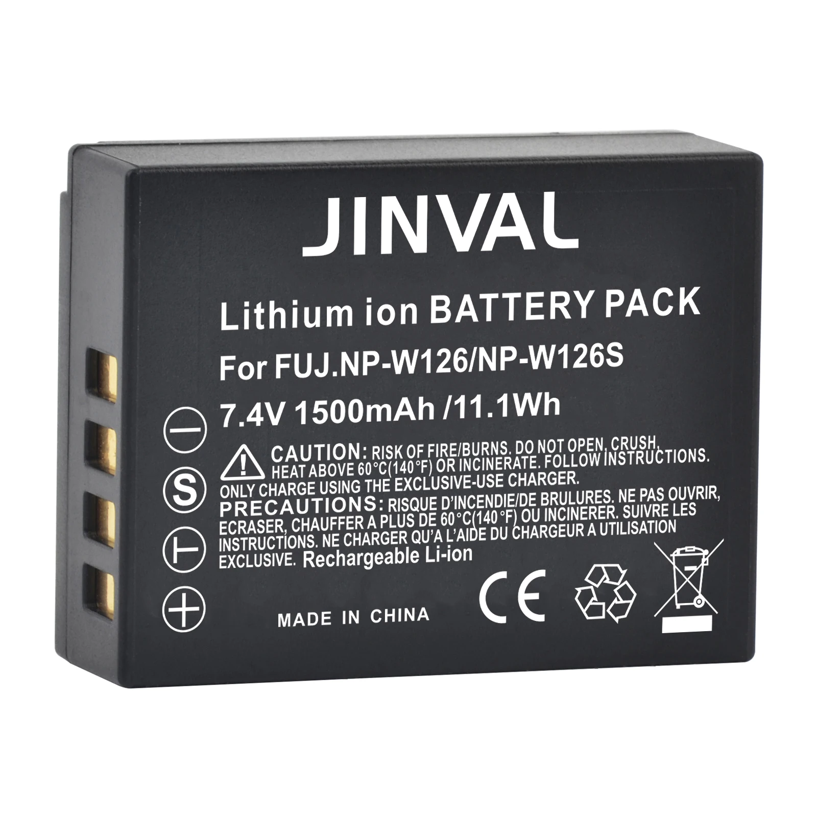 JINVAL 1500mAh NP-W126S W126 NP-W126 Battery Fast Dual Charger For Fujifilm X100F X-Pro1 X-Pro2 X-A1/A2/A3/A10 X-T1/T2/T10
JINVAL 1500mAh NP-W126S W126 NP-W126 Battery Fast Dual Charger For Fujifilm X100F X-Pro1 X-Pro2 X-A1/A2/A3/A10 X-T1/T2/T10