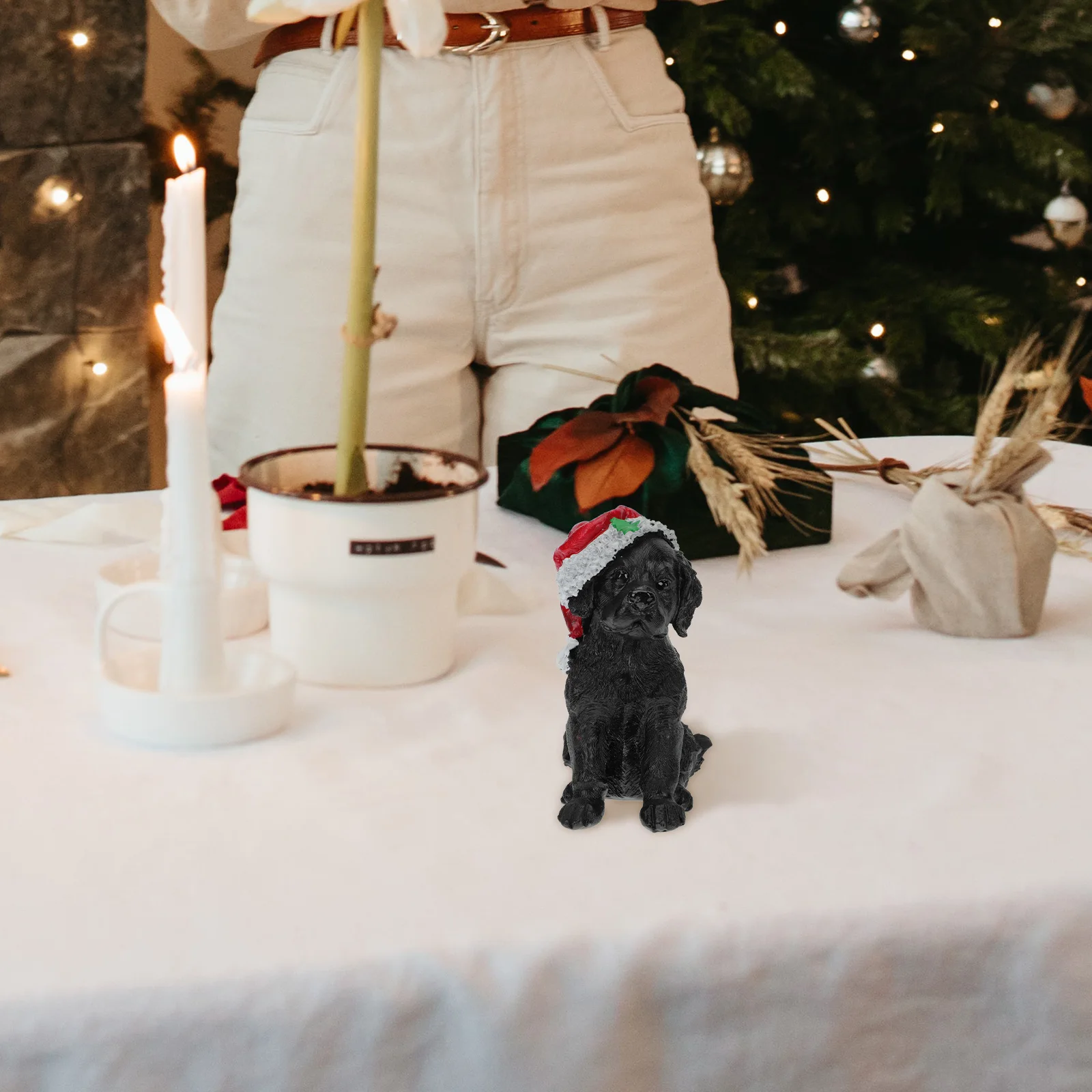 1Pcs Christmas Hat Dog Resin Decoration Cartoon Style Durable Xmas Home Party Decoration Christmas Hat Dog Xmas Gift
1Pcs Christmas Hat Dog Resin Decoration Cartoon Style Durable Xmas Home Party Decoration Christmas Hat Dog Xmas Gift