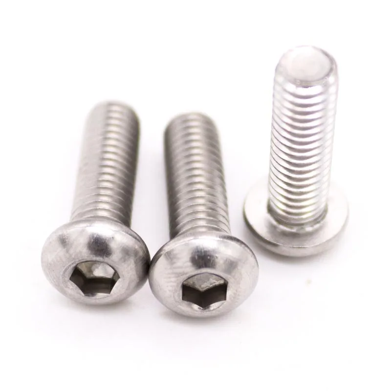 10/50pcs M1.6 M2 M2.5 M3 M4 M5 M6 M8 304 A2-70 Stainless Steel ISO7380 Hexagon Hex Socket Head Button Allen Bolt Screw L=2-100mm
10/50pcs M1.6 M2 M2.5 M3 M4 M5 M6 M8 304 A2-70 Stainless Steel ISO7380 Hexagon Hex Socket Head Button Allen Bolt Screw L=2-100mm