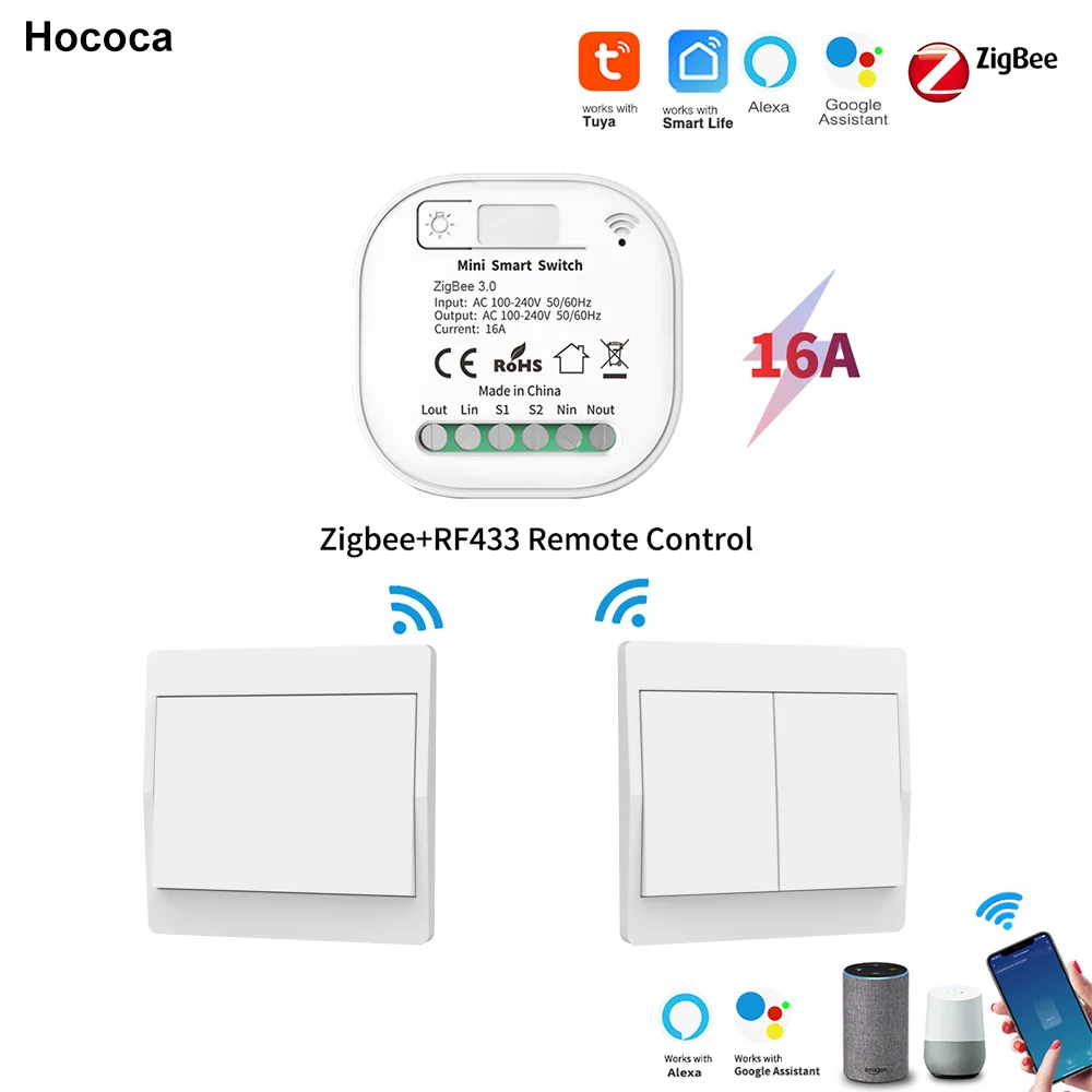 Rocketed Tuya Zigbee 3.0 Kinetic Wireless Switch Battery Free Wiring Free Waterproof Panel Self Powered Smart Lighting Switches
Rocketed Tuya Zigbee 3.0 Kinetic Wireless Switch Battery Free Wiring Free Waterproof Panel Self Powered Smart Lighting Switches