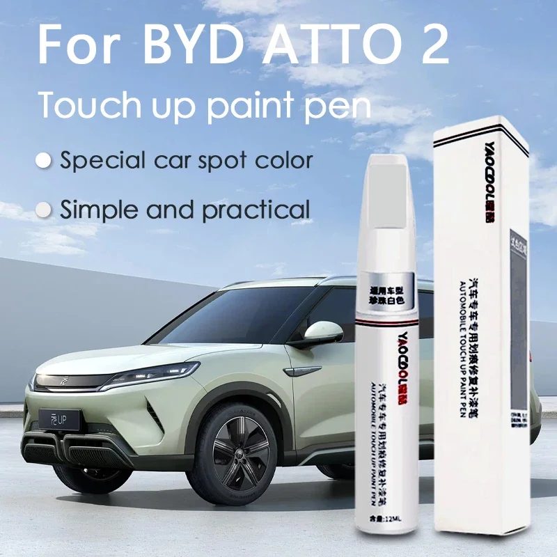 For BYD ATTO 2 Touch Up Paint Scratch Removal Repair Paint Car Paint Protection Clear Coat Pen Green HCJ White WAC Grey
For BYD ATTO 2 Touch Up Paint Scratch Removal Repair Paint Car Paint Protection Clear Coat Pen Green HCJ White WAC Grey