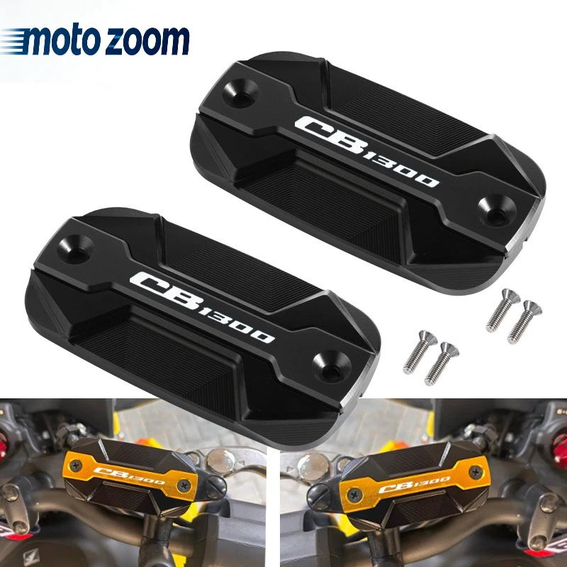 2PCS Motorcycle Brake Cover For Honda CB1300 1997-2016 Modified CNC Left Right Brake Pump Cover Brake Oil Pot Cup Cover
2PCS Motorcycle Brake Cover For Honda CB1300 1997-2016 Modified CNC Left Right Brake Pump Cover Brake Oil Pot Cup Cover