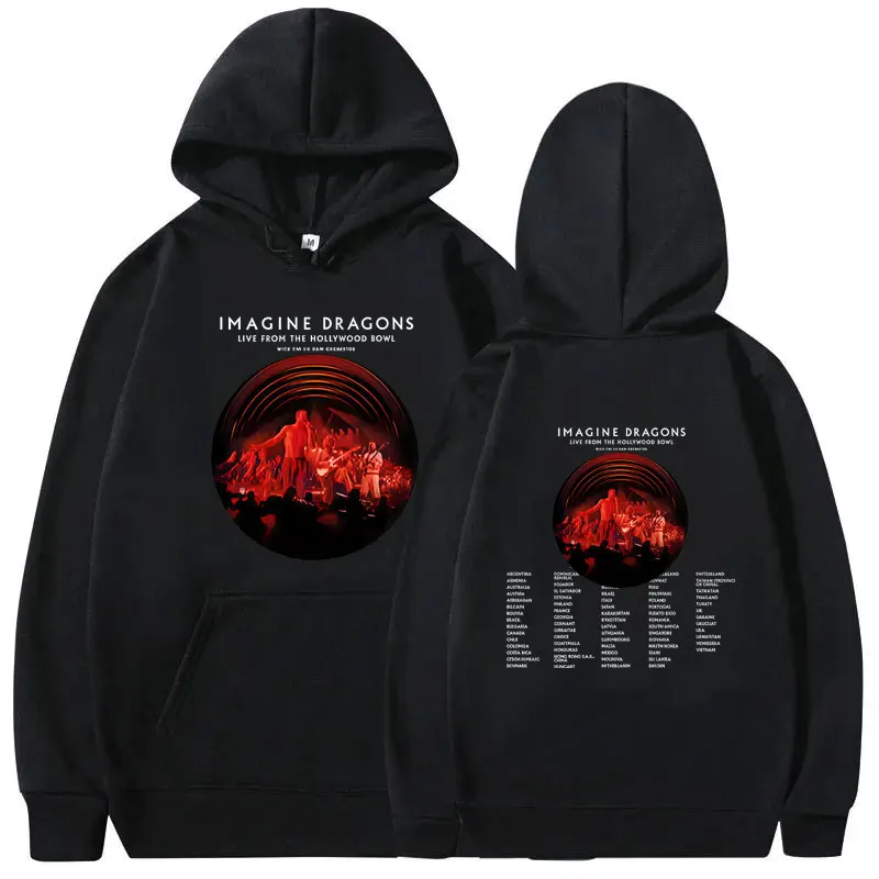 Imagine Dragons Band Live From The Hollywood Bowl Hoodie Men Women Hip Hop Fashion Rock Sweatshirt Male Vintage Casual Hoodies
Imagine Dragons Band Live From The Hollywood Bowl Hoodie Men Women Hip Hop Fashion Rock Sweatshirt Male Vintage Casual Hoodies