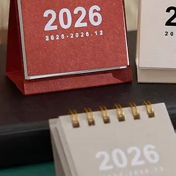 2026 Mini Desk Calendar Simple Creative Coil Planner Small Desktop Decoration Office Stationery For Business And Creative Women
2026 Mini Desk Calendar Simple Creative Coil Planner Small Desktop Decoration Office Stationery For Business And Creative Women