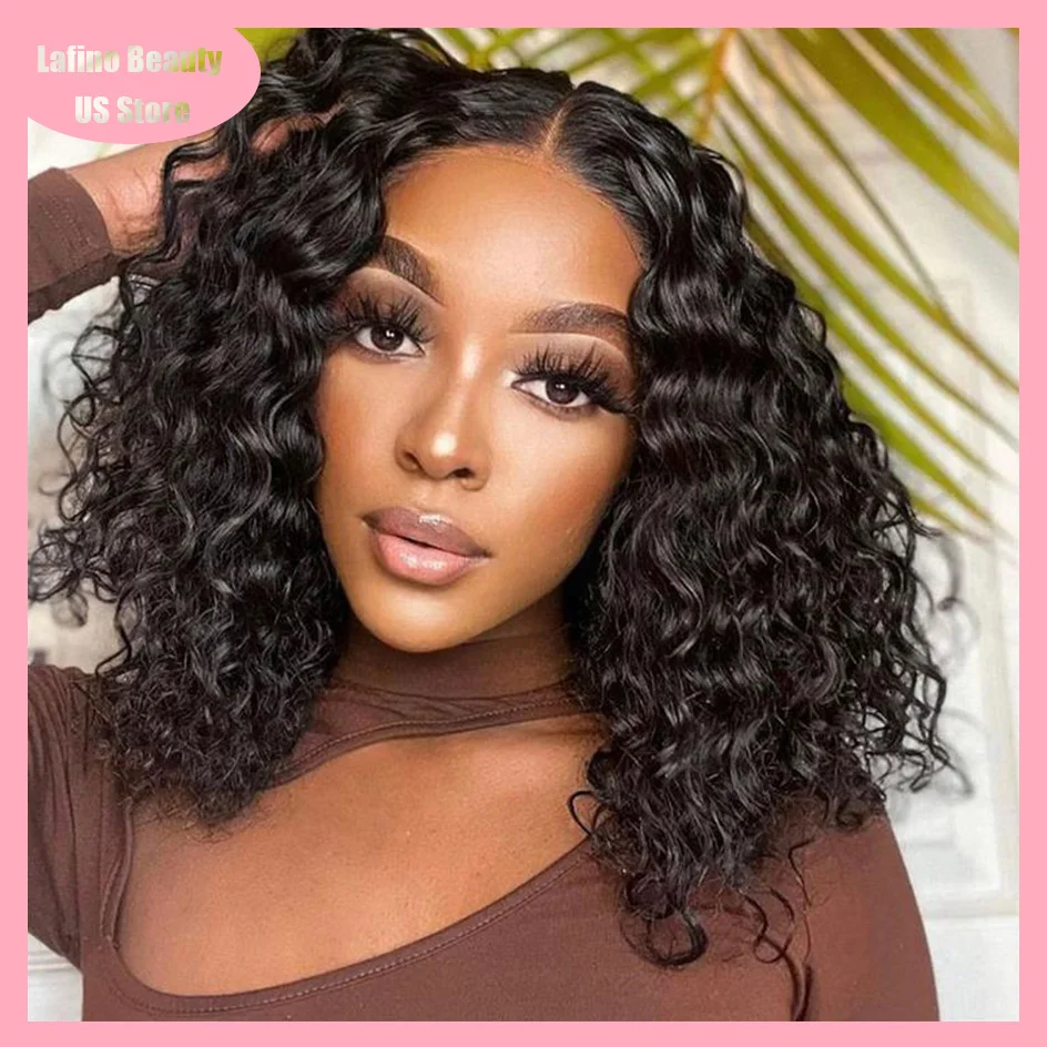 Lafino Bob Wigs Deep Wave 13x6 Lace Frontal Wig Short Wig 13x4 Lace Hd Water Wave Human Hair Wig Short Curly Human Hair Wigs
Lafino Bob Wigs Deep Wave 13x6 Lace Frontal Wig Short Wig 13x4 Lace Hd Water Wave Human Hair Wig Short Curly Human Hair Wigs