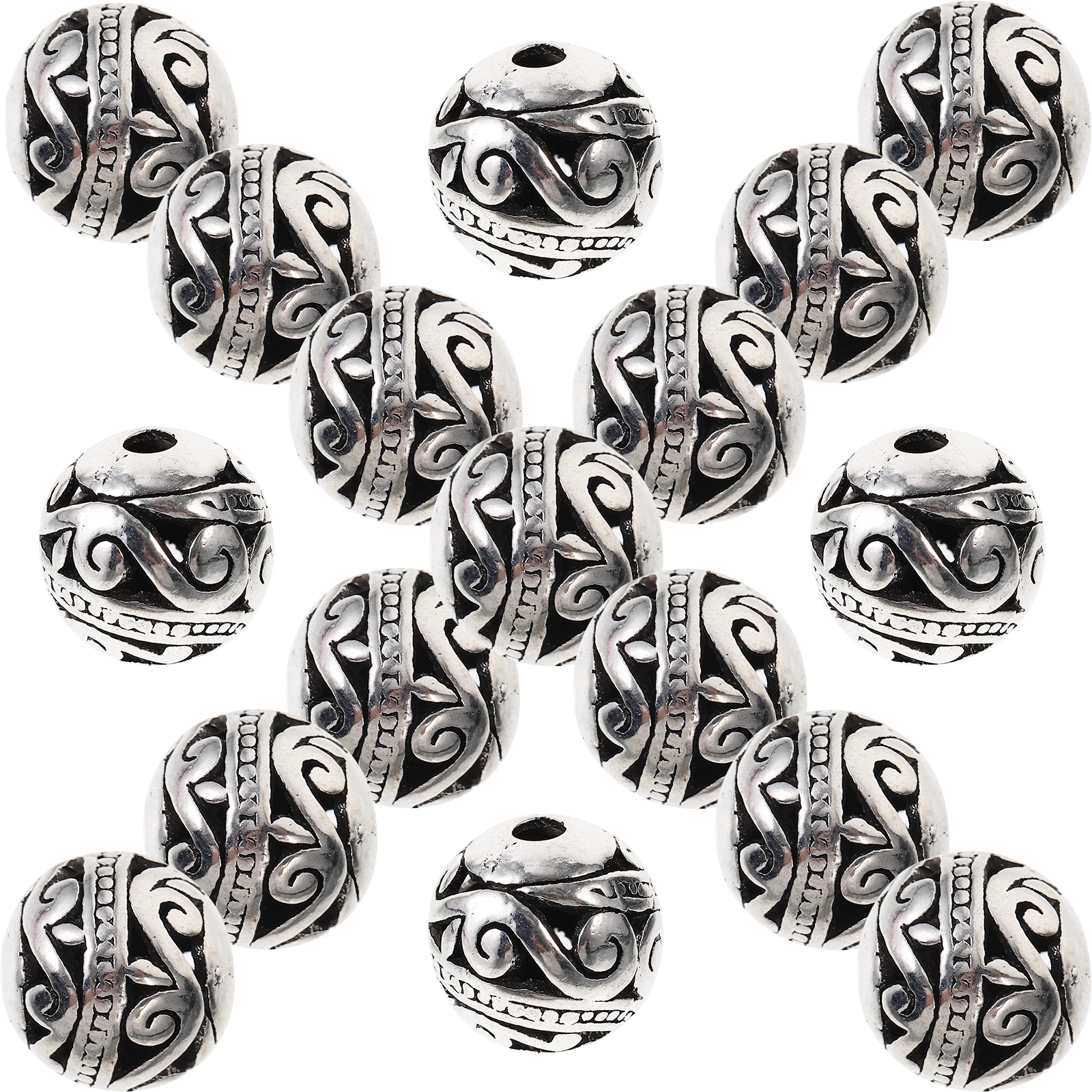 50pcs Alloy Beads Shiny Round Metal Beads for Jewelry Making Bracelet Necklace DIY Craft Bead Set Bulk Handicraft Decor
50pcs Alloy Beads Shiny Round Metal Beads for Jewelry Making Bracelet Necklace DIY Craft Bead Set Bulk Handicraft Decor